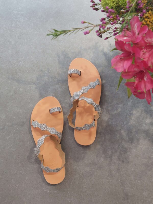 Glitter Loop Sandals Δερμάτινα Σανδάλια