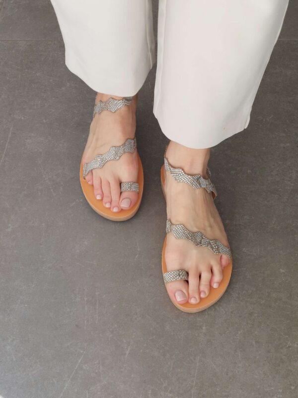 Glitter Loop Sandals Δερμάτινα Σανδάλια